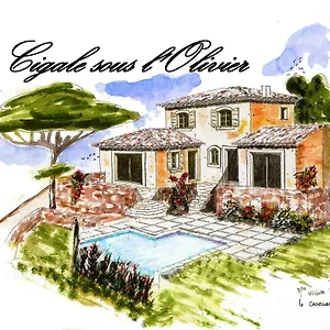 La Cigale Sous L'olivier Bed & Breakfast